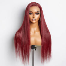  LEXI| 13x4 PRE-PLUCKED BURGUNDY STRAIGHT LACE FRONT WIG